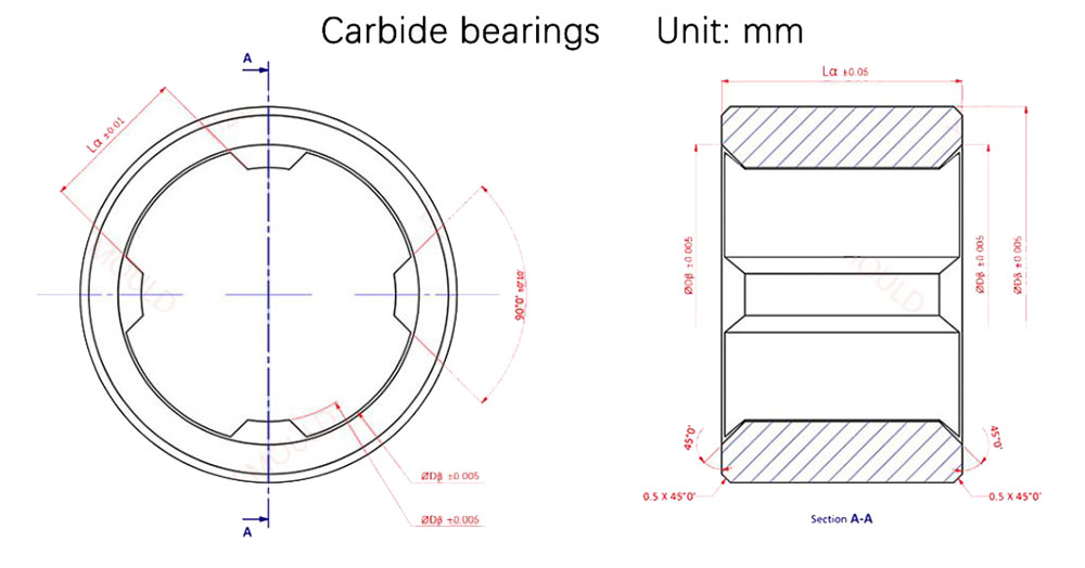 carbide baering drawing