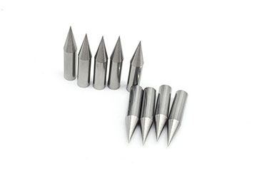 Tungsten carbide tipped center