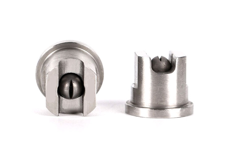 Stainless steel inlaid carbide nozzle