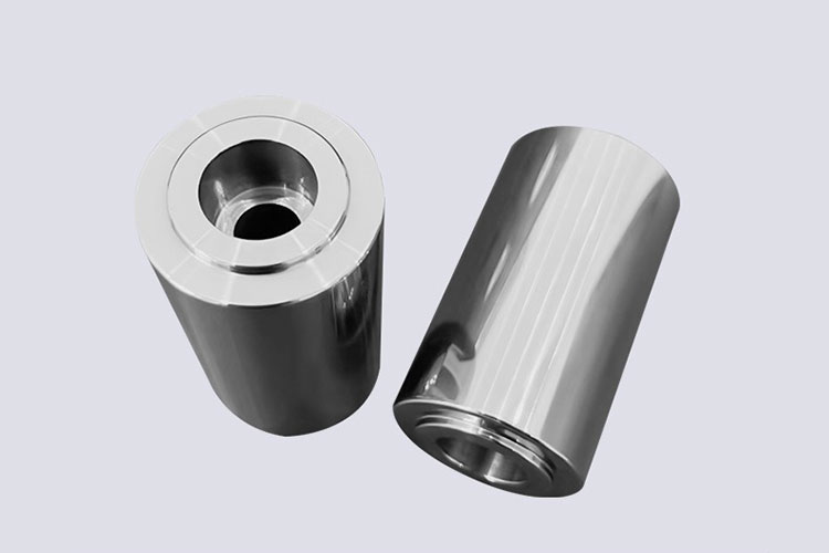 Concave and convex tungsten carbide dies